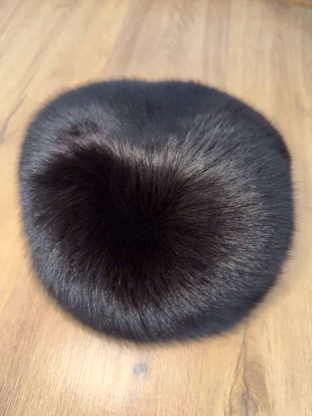 Vintage Black Fur Beret - Picture 2 of 12